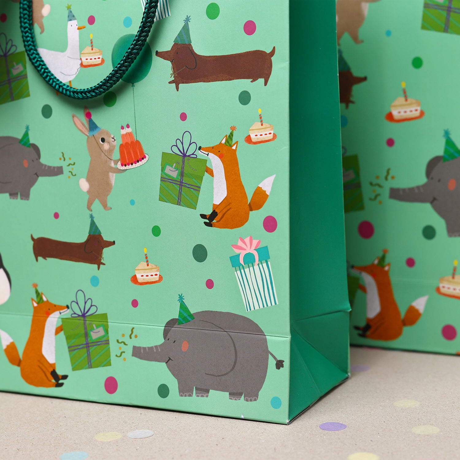 Party Animals Gift Bags - Set of 5