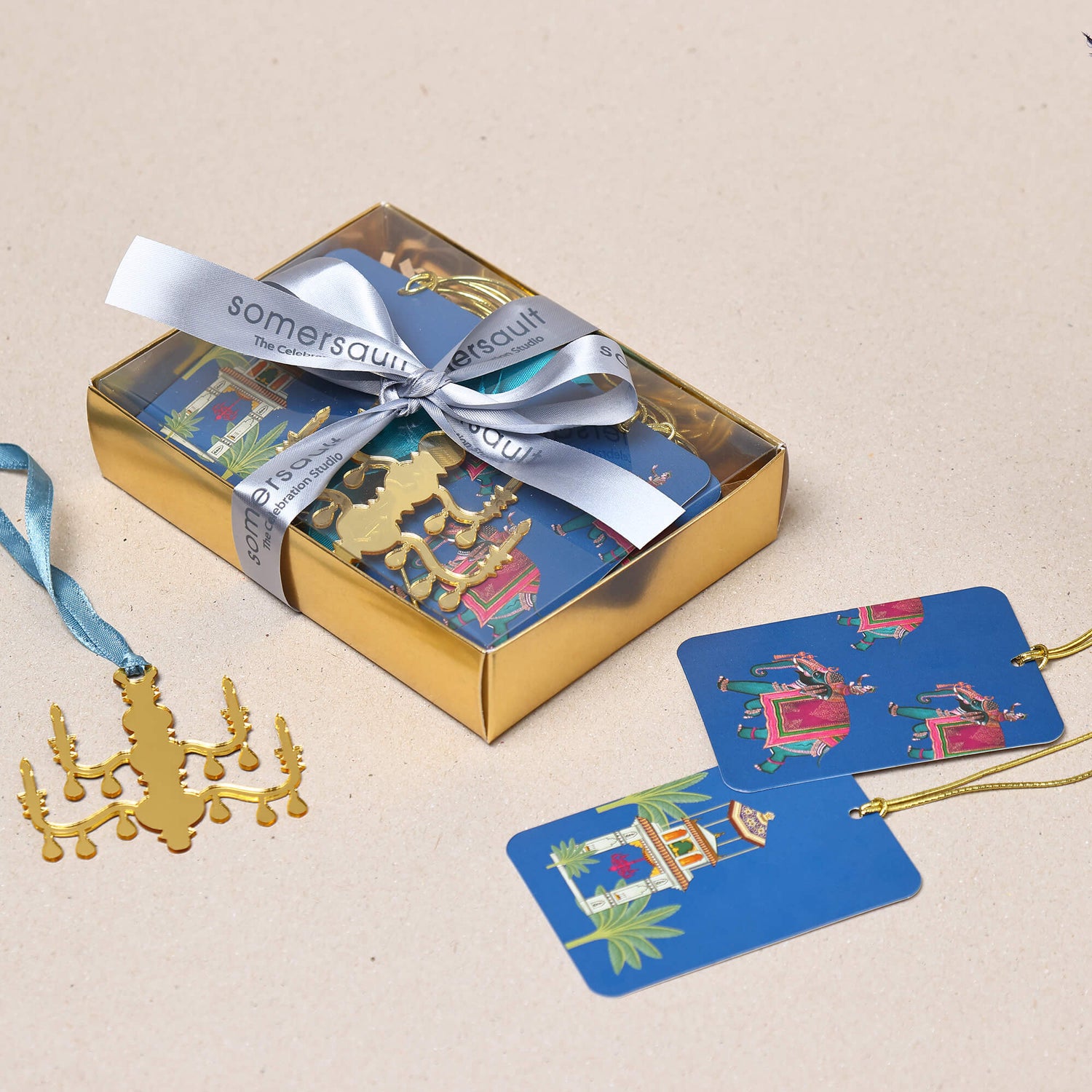 Moghul Mirage Gift Tags – Set of 22 (20 Paper + 2 Acrylic)