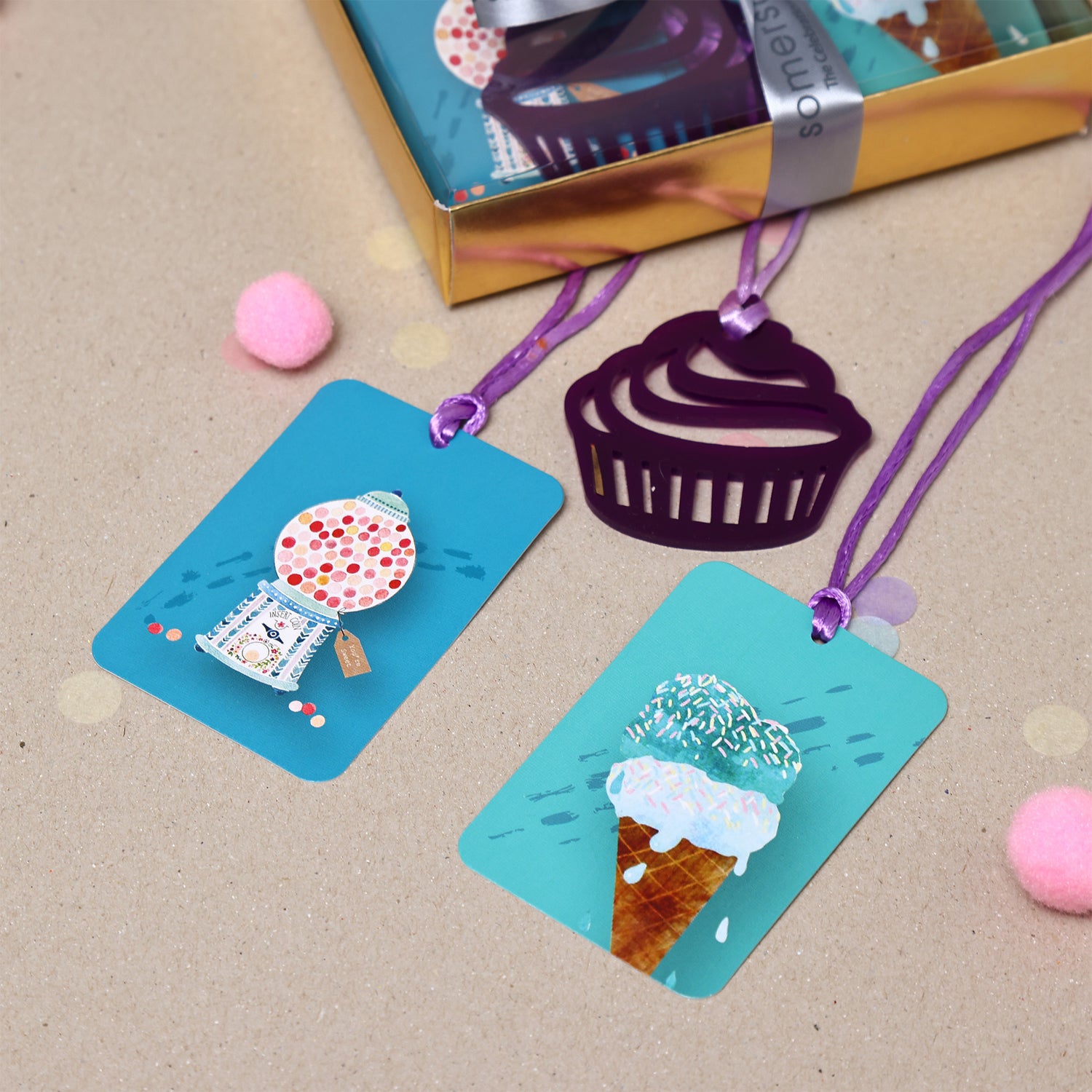 Sweet Lil Somethings Gift Tags – Set of 22 (20 Paper + 2 Acrylic)