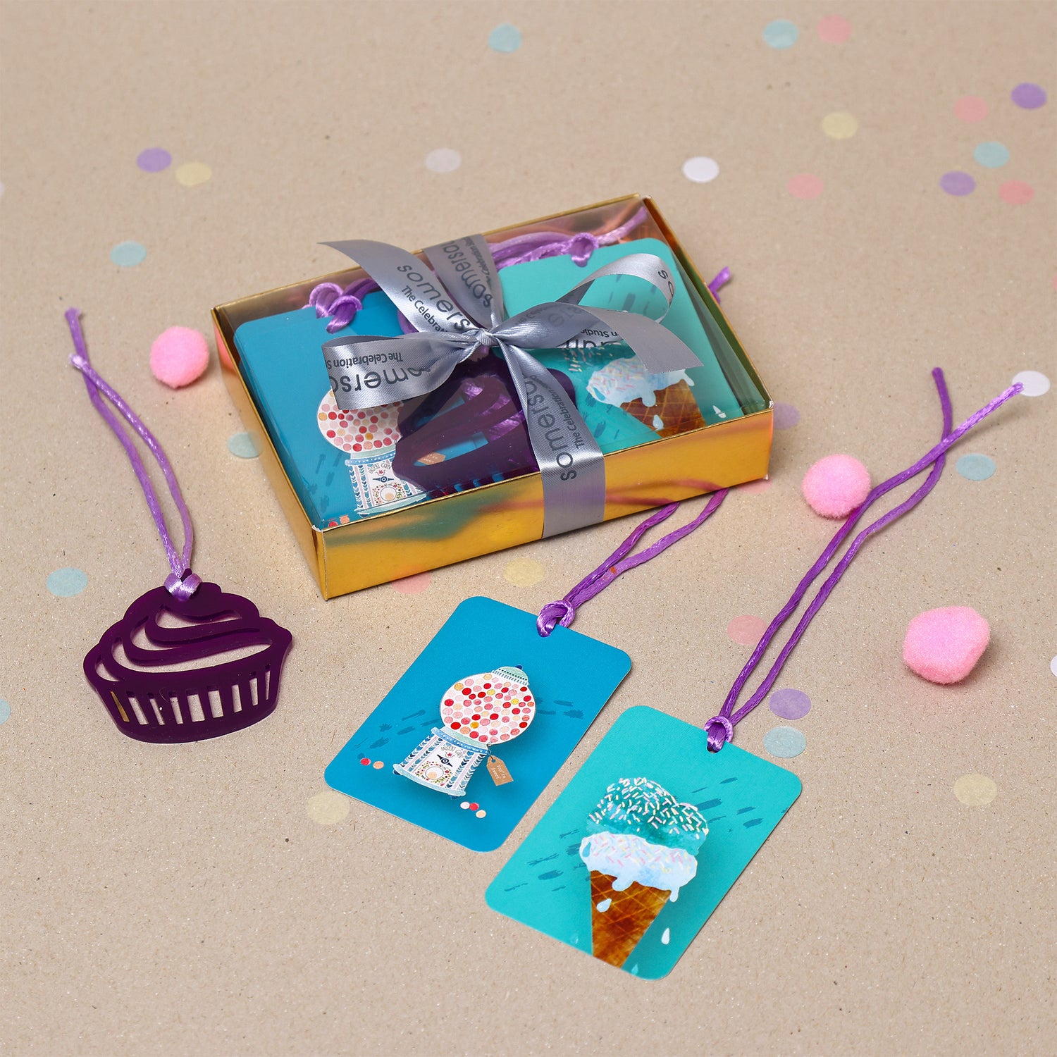 Sweet Lil Somethings Gift Tags – Set of 22 (20 Paper + 2 Acrylic)