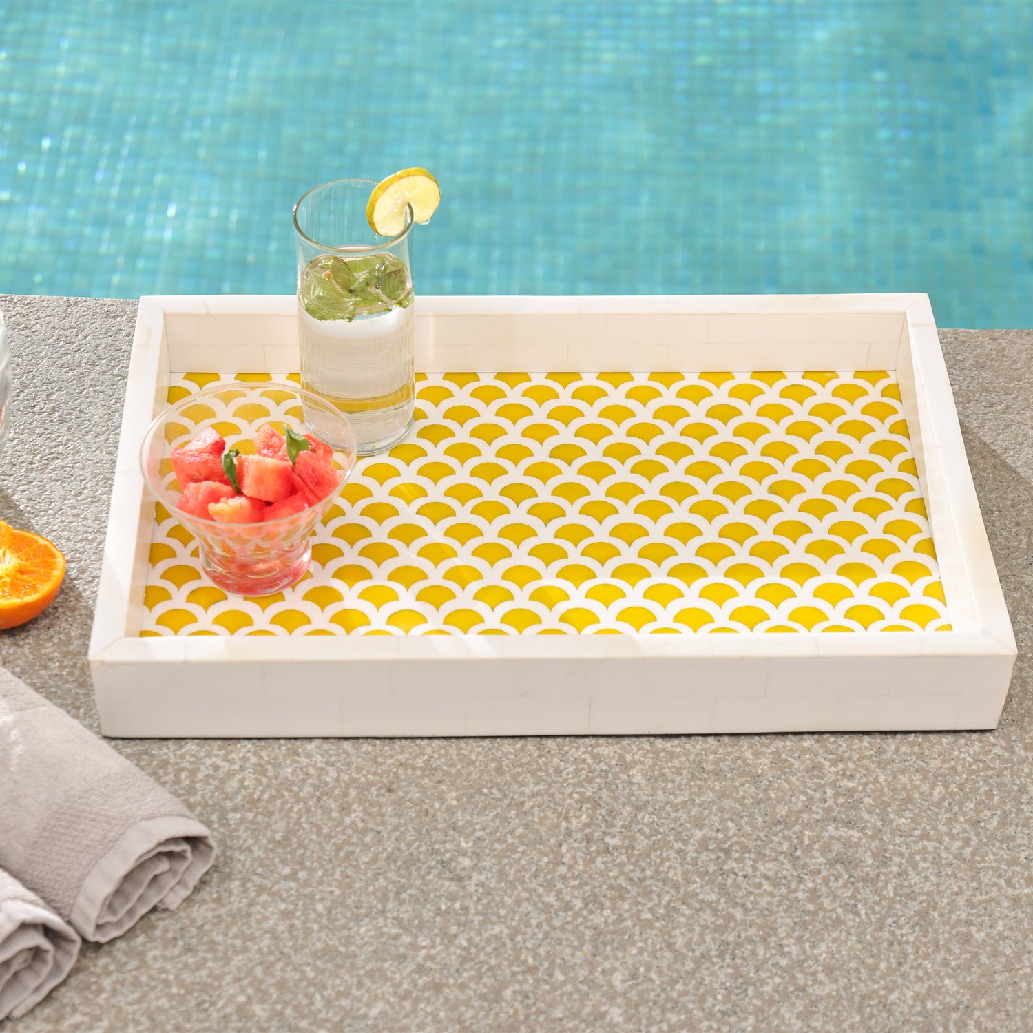 Ochre Marina Tray