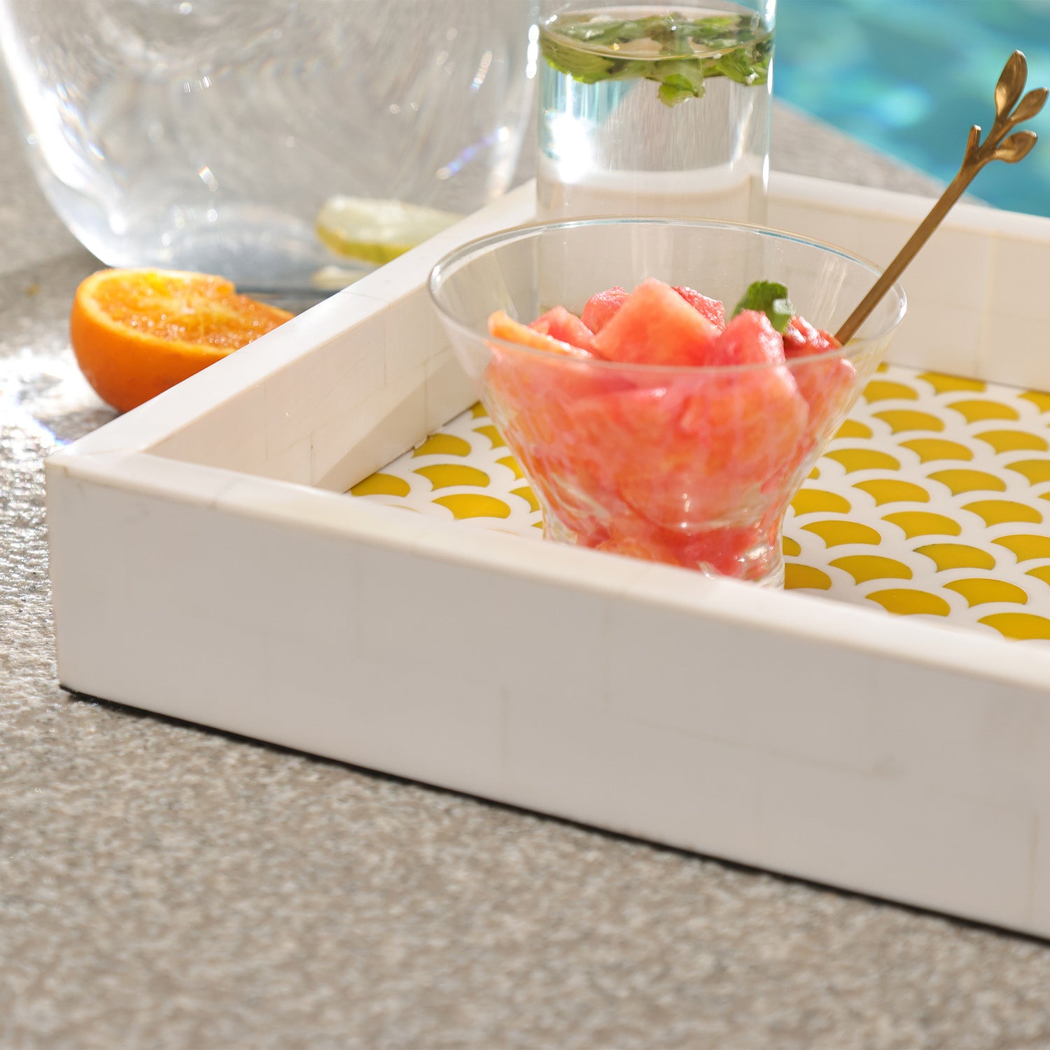 Ochre Marina Tray