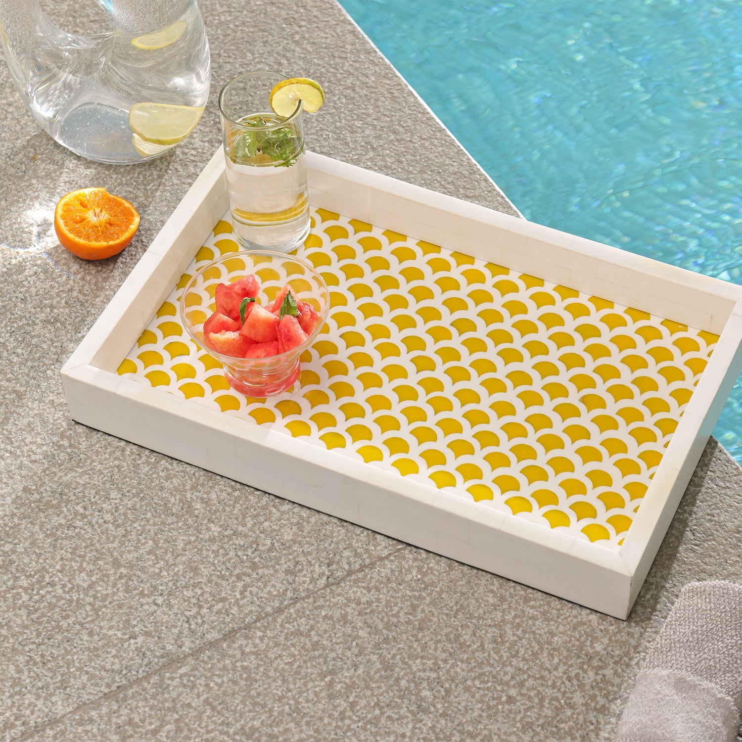 Ochre Marina Tray