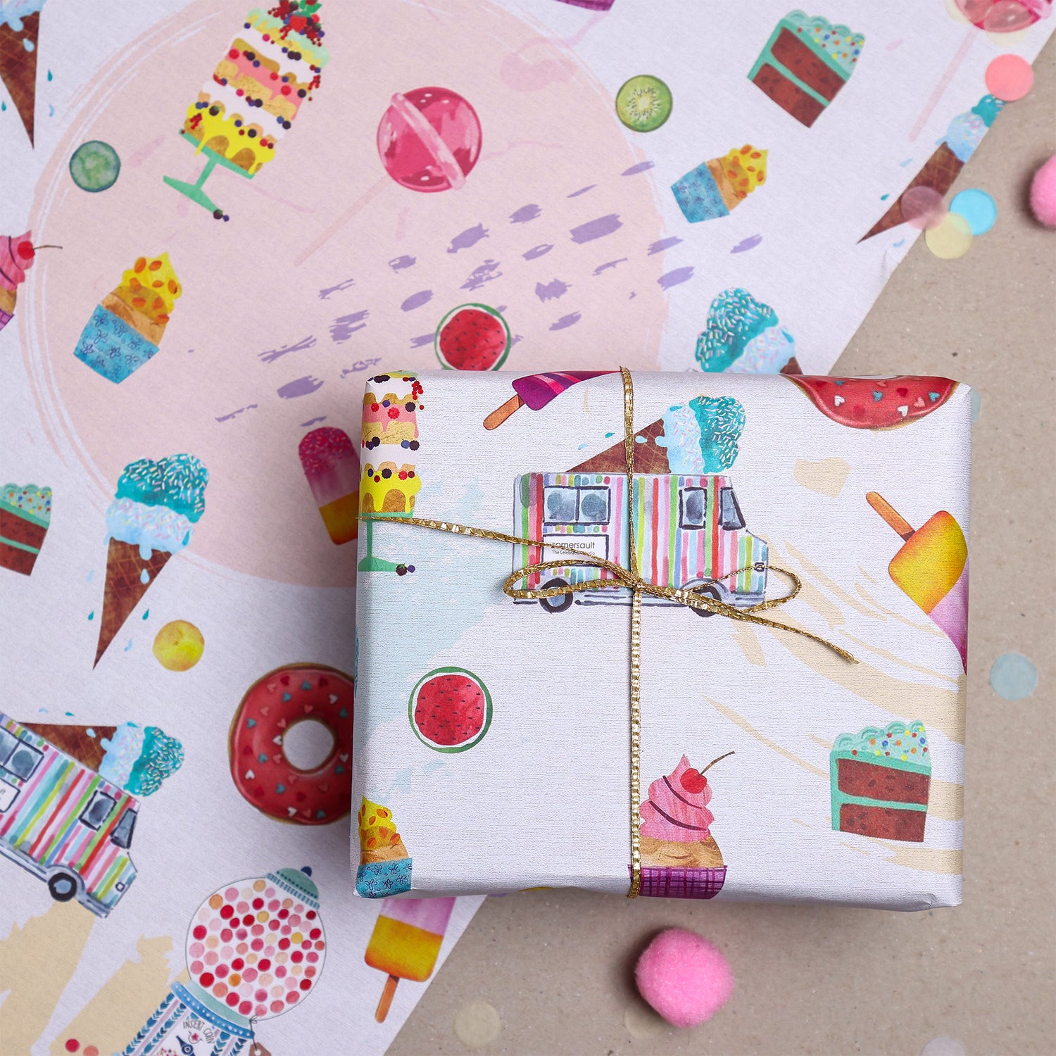 Sweet Lil Somethings Wrapping Paper – Set of 10
