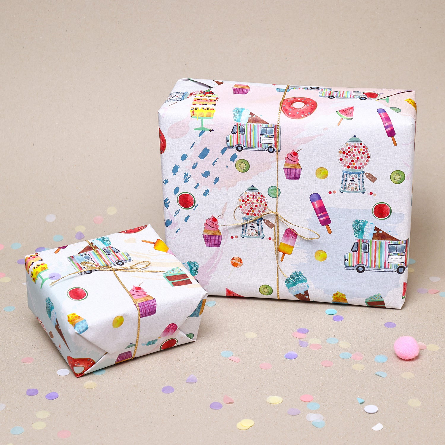 Sweet Lil Somethings Wrapping Paper – Set of 10