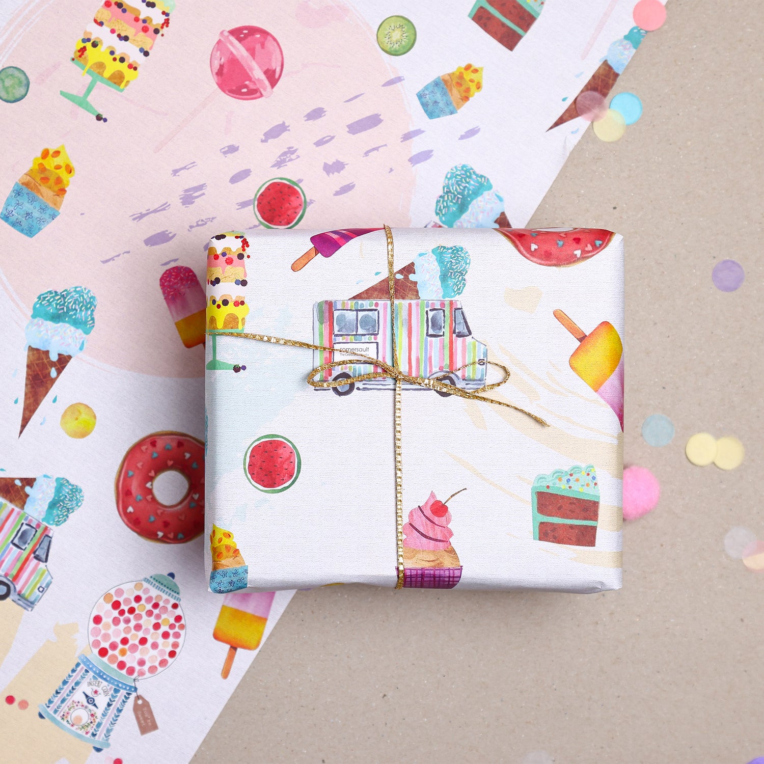 Sweet Lil Somethings Wrapping Paper – Set of 10