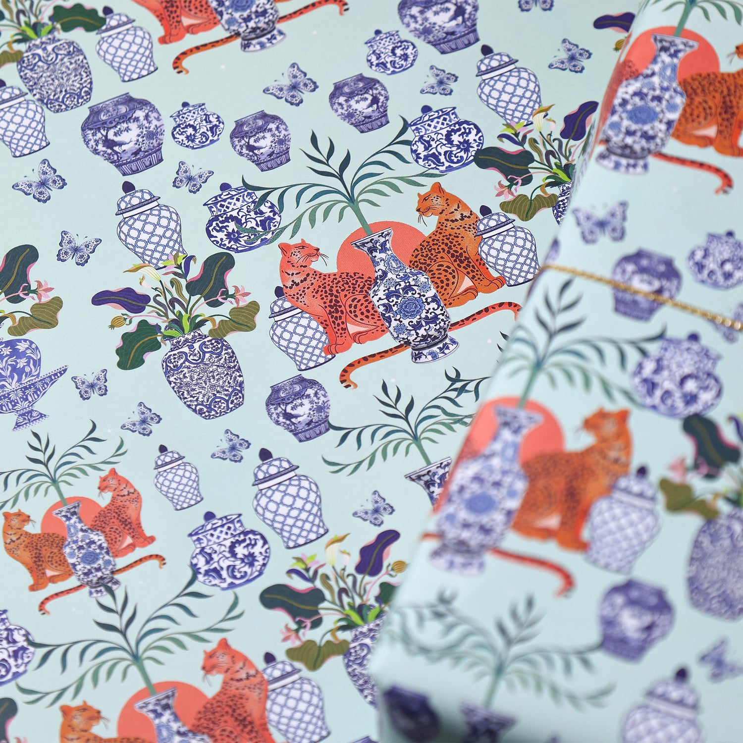 Cheetah Chutzpah Wrapping Paper – Set of 10