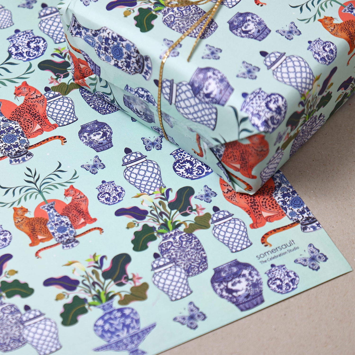 Cheetah Chutzpah Wrapping Paper – Set of 10